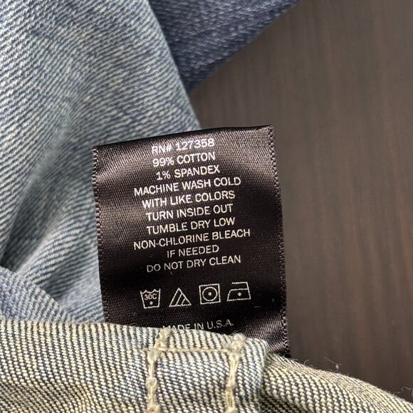 Rawkn Y2K Jeans Womens 29 Skull Studded Low Rise Skater Key Closet Vintage NEW - Picture 5 of 14